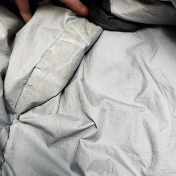 Patagonia Jacket Women Medium Walk In The Parka Down Puffer Long Coat Black READ - Picture 7 of 13